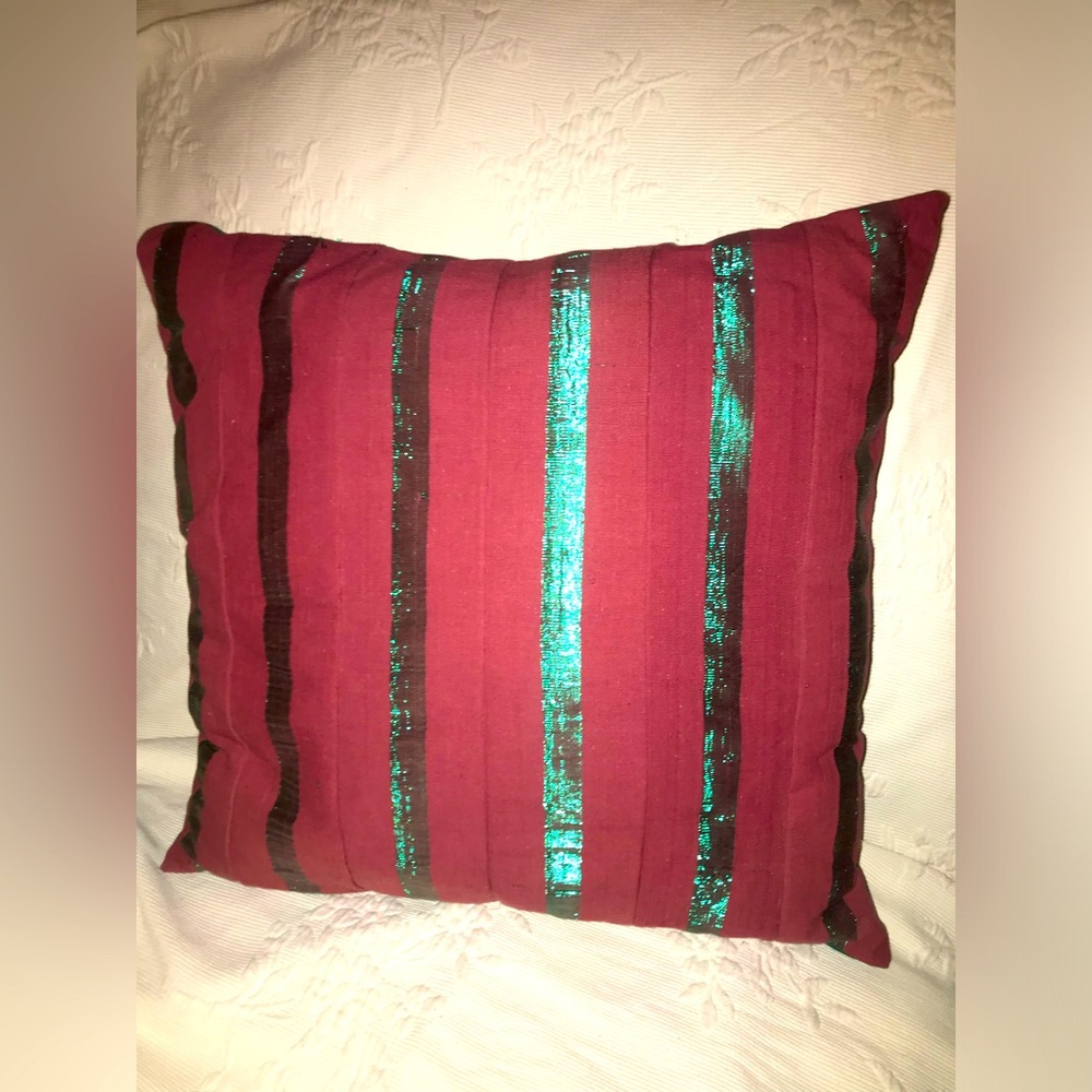 Custom-Designed Pillows Made With Woven Fabric